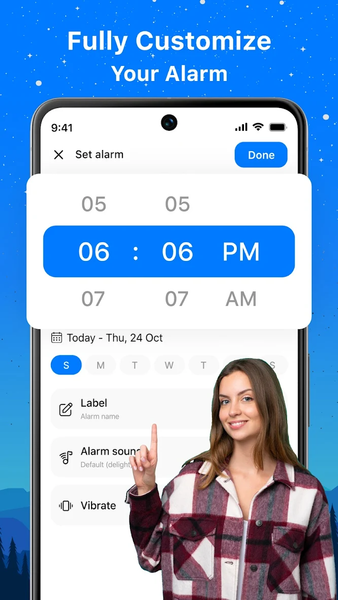 Alarm Clock - عکس برنامه موبایلی اندروید