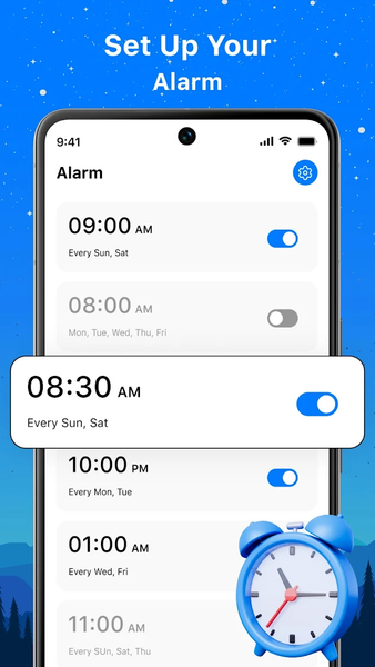 Alarm Clock - عکس برنامه موبایلی اندروید
