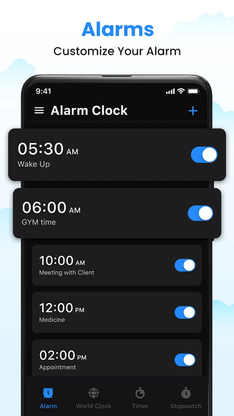 Alarm Clock - عکس برنامه موبایلی اندروید