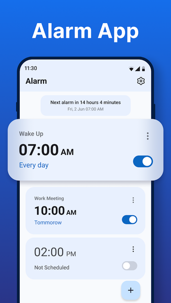 Alarm - عکس برنامه موبایلی اندروید