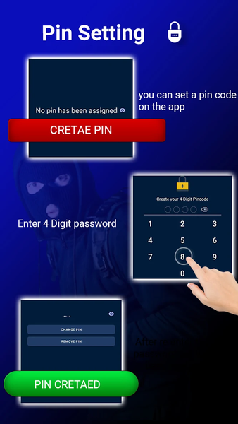 Alarm on Wrong Pattern - Image screenshot of android app