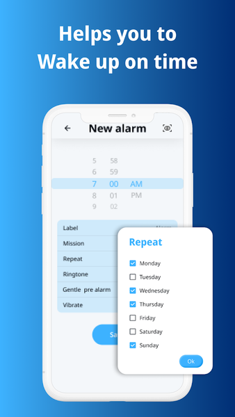 Alarm Clock for me, Loud Alarm - Image screenshot of android app