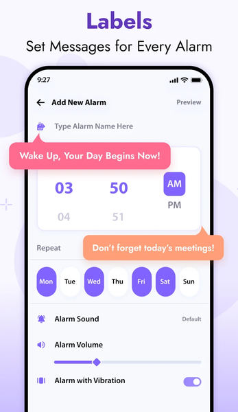 Alarm Clock - Bedtime Reminder - Image screenshot of android app