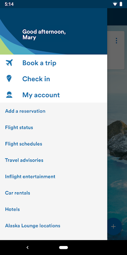 Alaska Airlines - Travel - Image screenshot of android app