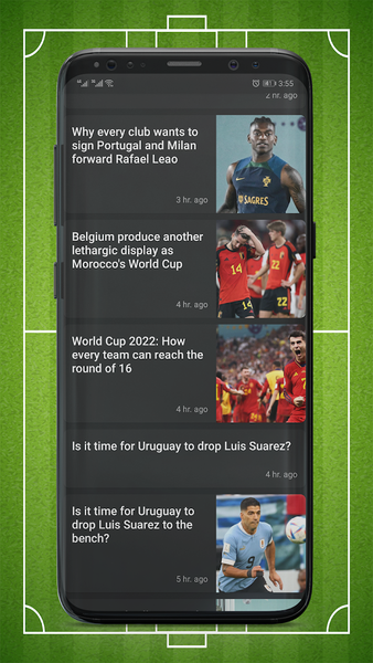 Football Short News - Image screenshot of android app