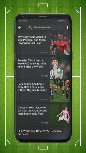 Football Short News - Image screenshot of android app