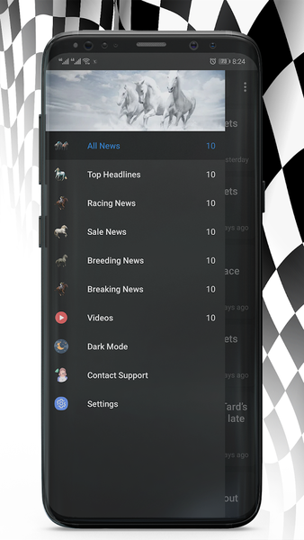 Horse Racing News - Image screenshot of android app