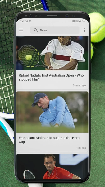 Tennis Magazine - Image screenshot of android app