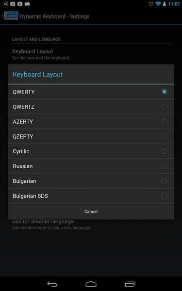 Dynamic Keyboard - Free - Image screenshot of android app