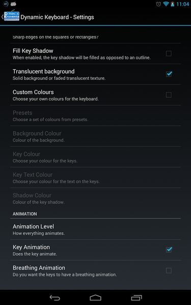 Dynamic Keyboard - Free - Image screenshot of android app