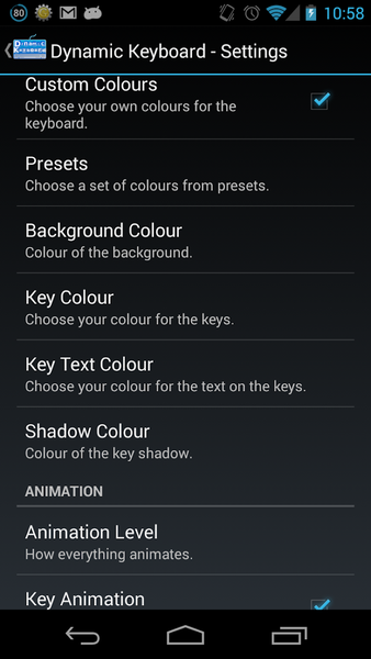 Dynamic Keyboard - Pro - Image screenshot of android app