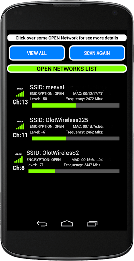 Wifi Search Free Open - عکس برنامه موبایلی اندروید