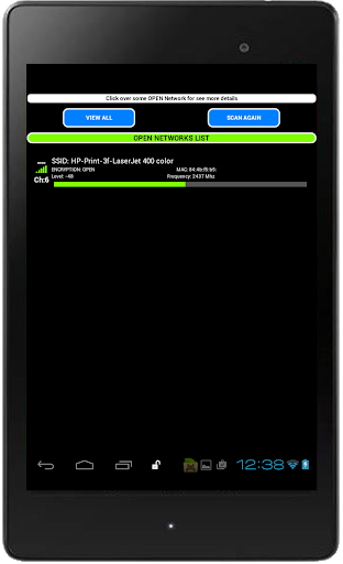 Wifi Search Free Open - عکس برنامه موبایلی اندروید