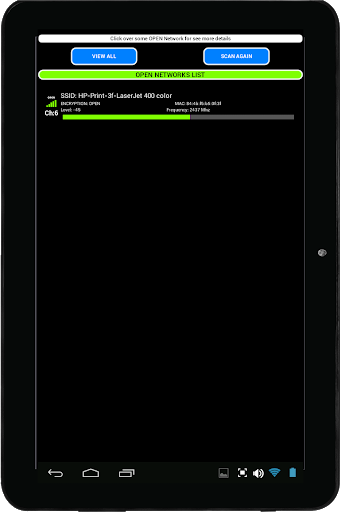 Wifi Search Free Open - عکس برنامه موبایلی اندروید