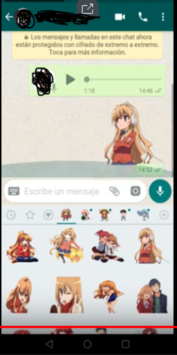 Anime Stickers for Whatsapp - WAStickerApps ADFREE - Image screenshot of android app