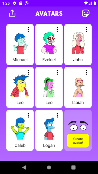 Cartoon Avatar - Face Emoji & - Image screenshot of android app