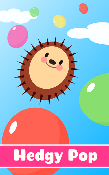 Hedgy Pop. Hedgehog balloons - عکس بازی موبایلی اندروید