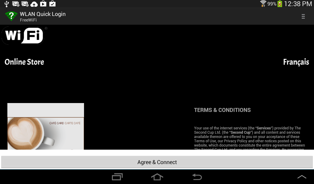 WiFi Quick Login - Image screenshot of android app
