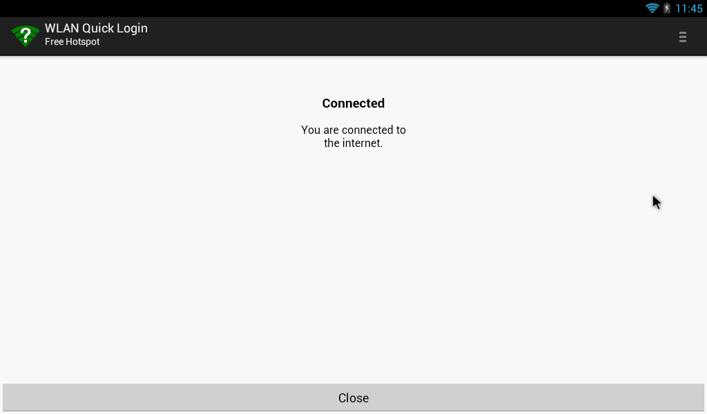 WiFi Quick Login - Image screenshot of android app