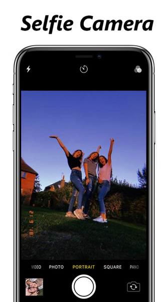 Selfie Camera For iPhone 13 - - Image screenshot of android app