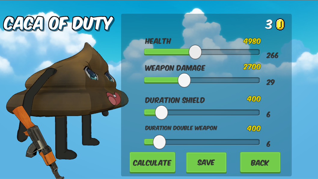 Caca of Duty - Gameplay image of android game