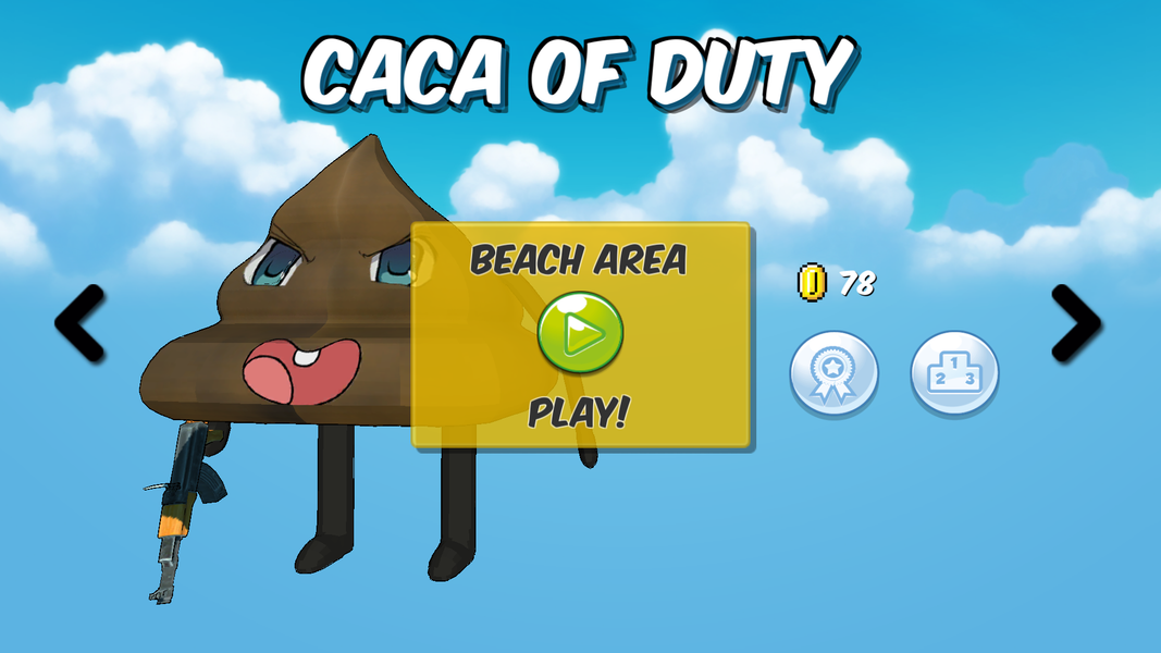 Caca of Duty - Gameplay image of android game