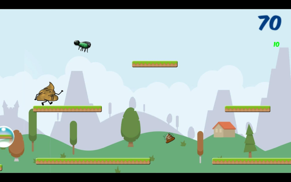 Poop Jump: Funny Toilet Game - Gameplay image of android game
