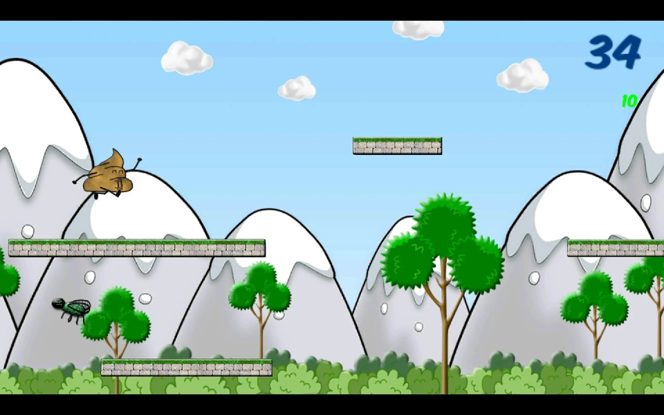 Poop Jump: Funny Toilet Game - Gameplay image of android game