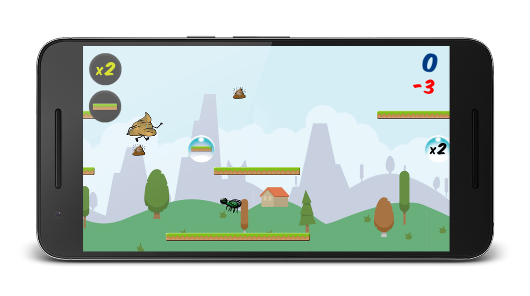 Poop Jump: Funny Toilet Game - Gameplay image of android game