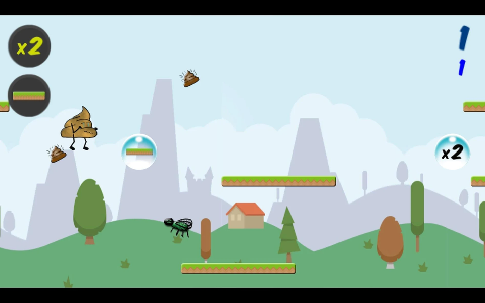 Poop Jump: Funny Toilet Game - Gameplay image of android game