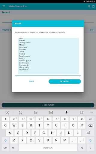 Make Teams Pro - Random Teams - Image screenshot of android app