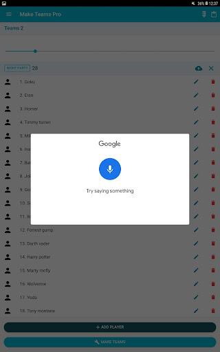 Make Teams Pro - Random Teams - Image screenshot of android app