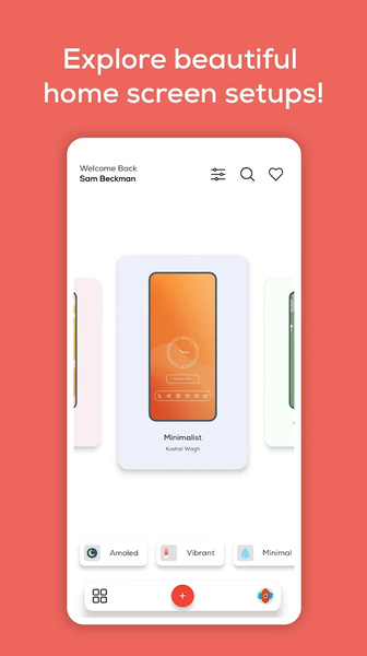 Palette: Home Screen Setups - Image screenshot of android app