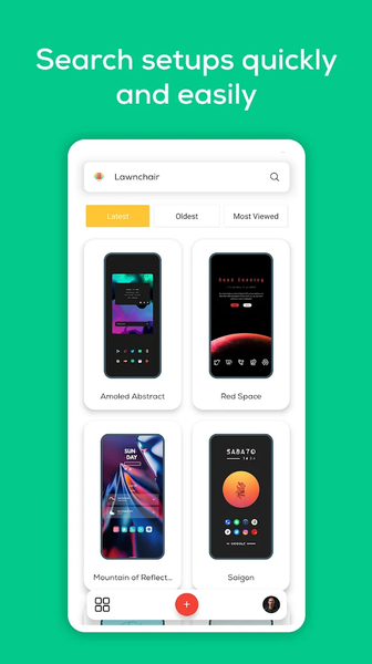 Palette: Home Screen Setups - Image screenshot of android app