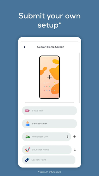 Palette: Home Screen Setups - Image screenshot of android app