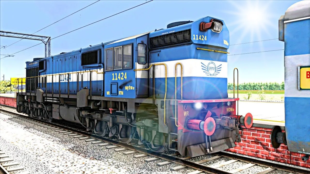 Modern Indian Train Simulator - عکس بازی موبایلی اندروید