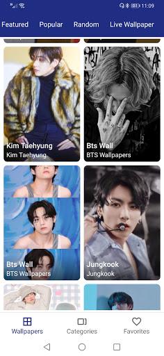 Cute BTS Wallpapers - Image screenshot of android app