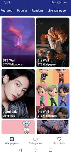 Cute BTS Wallpapers - Image screenshot of android app