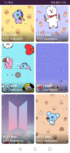 Cute BT21 Wallpapers for Android  Download  Cafe Bazaar