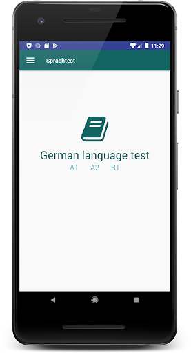 German language test A1, A2, B - Image screenshot of android app