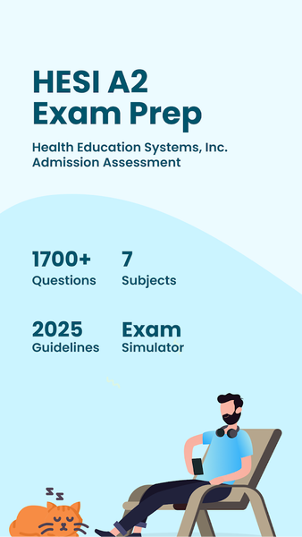 HESI A2 EXAM PREP | 2025 - Image screenshot of android app