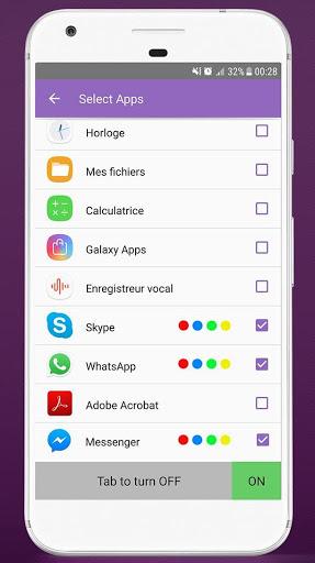 Color Phone flashlight Color Call Flash Torch led - Image screenshot of android app