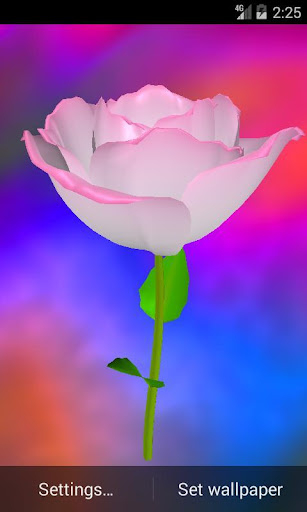 wallpaper 3d animation rose