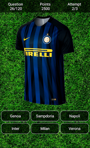 Guess the Football Club Shirt ! - Gameplay image of android game