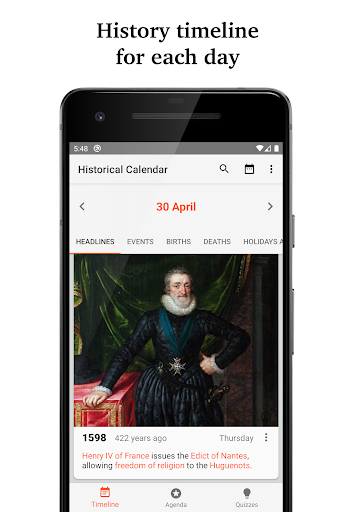 Historical Calendar - عکس برنامه موبایلی اندروید