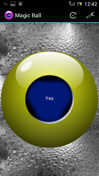 Magic Ball - Image screenshot of android app