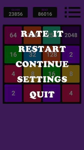 ۲۰۴۸ - عکس برنامه موبایلی اندروید