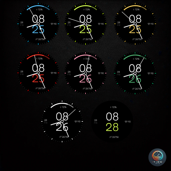 Radiant Digital - watch face - Image screenshot of android app