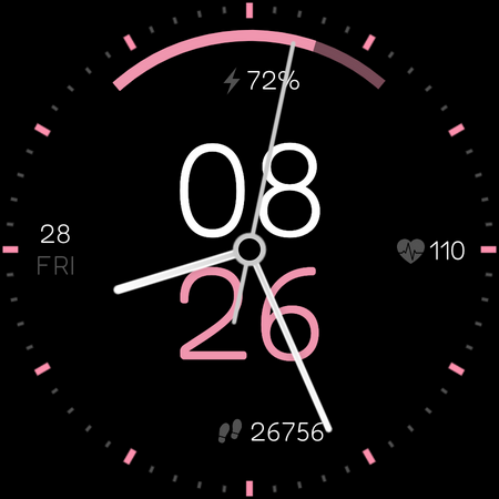 Radiant Digital - watch face - Image screenshot of android app