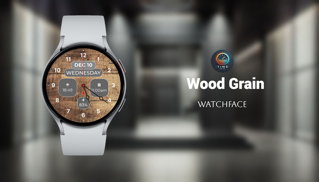Wood Grain - watch face - عکس برنامه موبایلی اندروید